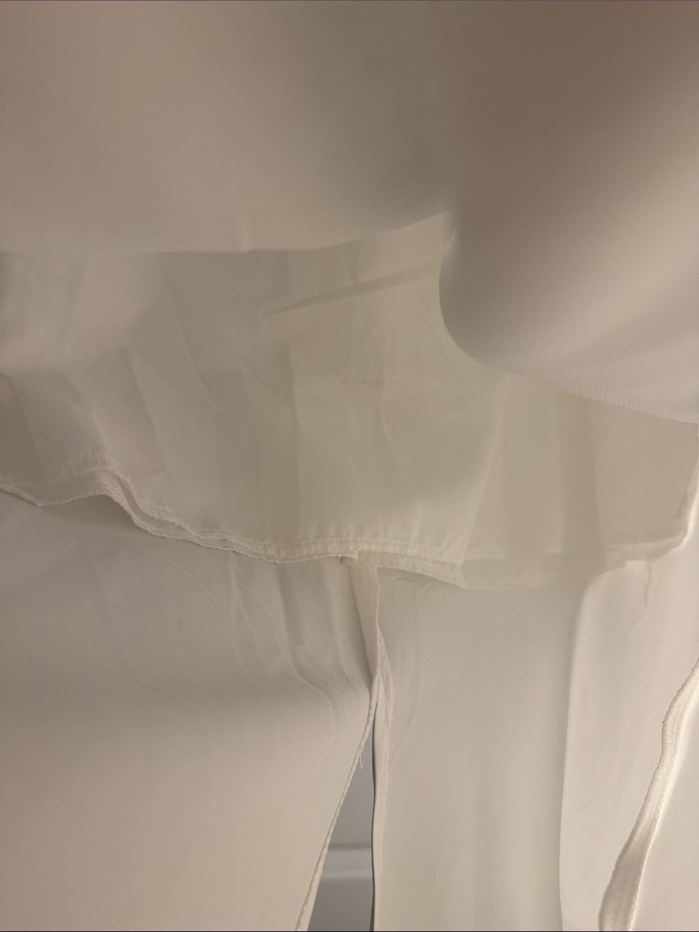Silky White Bias-Cut Midi Slip Skirt - Picture 2 of 5